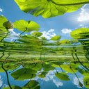 Lotus pond wallpaper  screen for extension Chrome web store in OffiDocs Chromium