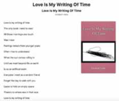 Free download Love Is My Writing Of Time free photo or picture to be edited with GIMP online image editor