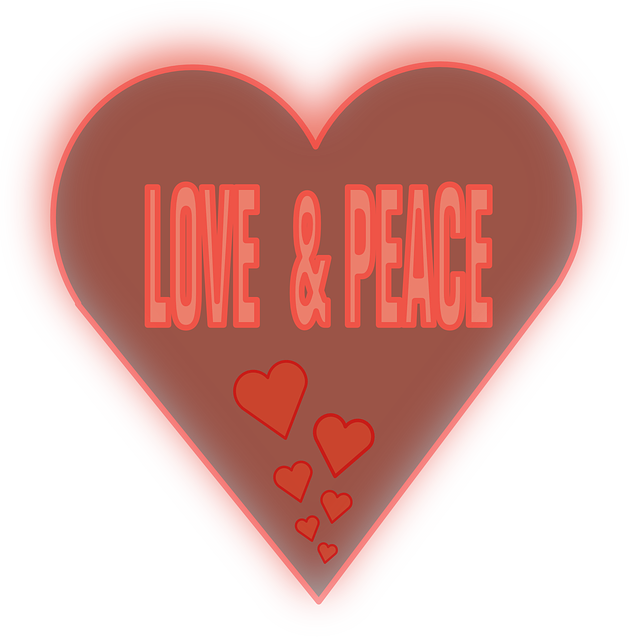 دانلود رایگان Love Peace Heart - گرافیک وکتور رایگان در تصویر رایگان Pixabay برای ویرایش با ویرایشگر تصویر آنلاین رایگان GIMP