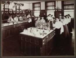 Free download Lowell Normal School, Lowell, MA. Science class with students. free photo or picture to be edited with GIMP online image editor