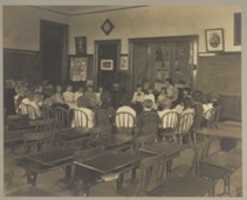 Free download Lowell Normal School, Lowell, MA. Teacher training classroom of boys and girls. (001) free photo or picture to be edited with GIMP online image editor