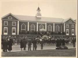 Free download Lowell Textile Institute, Lowell, MA. Dedication of Alumni Building. free photo or picture to be edited with GIMP online image editor