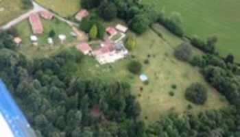 Free download Luchtfoto van Hondencamping La Soupeze met 20.000m2 speelweide voor de honden. free photo or picture to be edited with GIMP online image editor