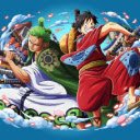 Luffy and Zoro Wallpaper  screen for extension Chrome web store in OffiDocs Chromium