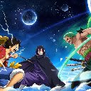 Luffy vs Sasuke vs Zoro Triple Battle Epic Live Wallpaper  screen for extension Chrome web store in OffiDocs Chromium