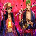 Luffy  Zoro Live Wallpaper  screen for extension Chrome web store in OffiDocs Chromium