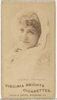 Free download Lydia Thompson, from the Actors and Actresses series (N45, Type 1) for Virginia Brights Cigarettes free photo or picture to be edited with GIMP online image editor