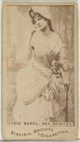 Free download Lydie Barel, Des Bouffes, from the Actors and Actresses series (N45, Type 1) for Virginia Brights Cigarettes free photo or picture to be edited with GIMP online image editor