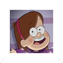 Écran Mabel Gravity Falls pour l'extension de la boutique en ligne Chrome dans OffiDocs Chromium