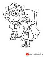 הורדה חינם של Mabel Y Dipper Mente Maestra תמונה או תמונה בחינם לעריכה עם עורך התמונות המקוון GIMP