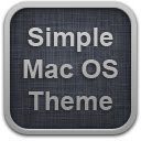 Mac OS X Simple Theme  screen for extension Chrome web store in OffiDocs Chromium