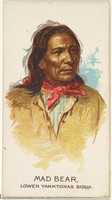 Free picture Mad Bear, Lower Yanktonas Sioux, from the American Indian Chiefs series (N2) for Allen & Ginter Cigarettes Brands to be edited by GIMP online free image editor by OffiDocs