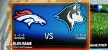 Free download Madden NFL 16 Denver Broncos VS Toronto Huskies Teams Screenshot free photo or picture to be edited with GIMP online image editor