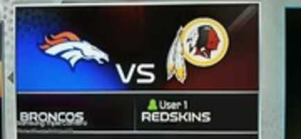 Free download Madden NFL 16 Denver Broncos VS Washington Redskins Teams Screenshot free photo or picture to be edited with GIMP online image editor