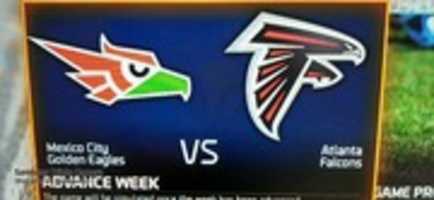 Free download Madden NFL 16 Mexico City Golden Eagles VS Atlanta Falcons Teams Screenshot free photo or picture to be edited with GIMP online image editor
