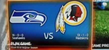 Bezpłatne pobieranie Madden NFL 16 Seattle Seahawks VS Washington Redskins Teams Zrzut ekranu bezpłatne zdjęcie lub obraz do edycji za pomocą internetowego edytora obrazów GIMP