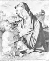 Free download Madonna Adoring the Child free photo or picture to be edited with GIMP online image editor