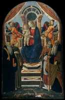 Free download Madonna and Child Enthroned with Saints and Angels free photo or picture to be edited with GIMP online image editor