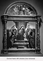 Free download Madonna and Child Enthroned with Saints free photo or picture to be edited with GIMP online image editor