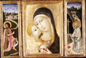 Free download Madonna and Child; Saint John the Baptist; Saint Jerome free photo or picture to be edited with GIMP online image editor