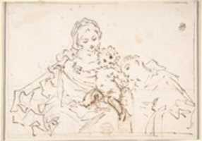 Free download Madonna and Child with Worshipper free photo or picture to be edited with GIMP online image editor