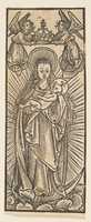 Free download Madonna in Glory Crowned by Angels (Schr. 1111c) free photo or picture to be edited with GIMP online image editor