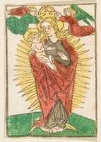 Free download Madonna in Glory Crowned by Angels (Schr. 1113) free photo or picture to be edited with GIMP online image editor