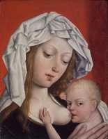Free download Madonna Nursing the Christ Child free photo or picture to be edited with GIMP online image editor