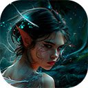 magical fairy with long ears  screen for extension Chrome web store in OffiDocs Chromium