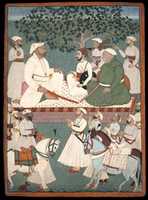 Free download Maharaja Sidh Sen Receiving an Embassy free photo or picture to be edited with GIMP online image editor