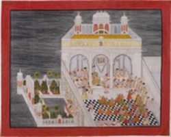 Free download Maharana Ari Singh with His Courtiers Being Entertained at the Jagniwas Water Palace free photo or picture to be edited with GIMP online image editor