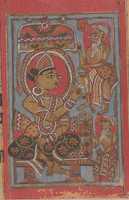 Free download Mahavira Gives Away His Possessions; Page from a Dispersed Kalpa Sutra (Jain Book of Rituals) free photo or picture to be edited with GIMP online image editor