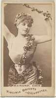Free download Mainardi, Eden, from the Actors and Actresses series (N45, Type 1) for Virginia Brights Cigarettes free photo or picture to be edited with GIMP online image editor