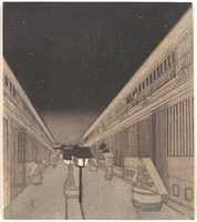 Free download Main Street of the Yoshiwara on a Starlight Night free photo or picture to be edited with GIMP online image editor