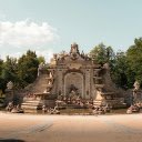 Majestic Fountain in Segovias Historical Park  screen for extension Chrome web store in OffiDocs Chromium