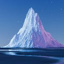 Majestic Iceberg Under a Starry Sky  screen for extension Chrome web store in OffiDocs Chromium