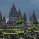 Majestic Prambanan Temple Complex in Java  screen for extension Chrome web store in OffiDocs Chromium