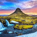 Majestic Snowy Mountain and Waterfall  screen for extension Chrome web store in OffiDocs Chromium