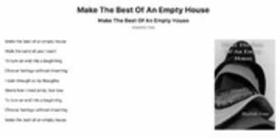 Free download Make The Best Of An Empty House free photo or picture to be edited with GIMP online image editor