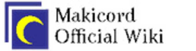 Bezpłatne pobieranie Makicord Oficjalne logo Wiki Darmowe zdjęcie lub obraz do edycji za pomocą internetowego edytora obrazów GIMP