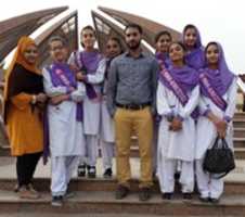 Free download Malik Sajjad Razvi at Pakistan Monument free photo or picture to be edited with GIMP online image editor