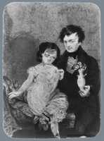 Free download Man and Child (from McGuire Scrapbook) free photo or picture to be edited with GIMP online image editor