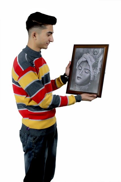 Бесплатно скачать эскиз художника-мужчины бесплатное изображение для редактирования с помощью бесплатного онлайн-редактора изображений GIMP