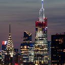 Manhattan Lit Up with Festive Colors  screen for extension Chrome web store in OffiDocs Chromium