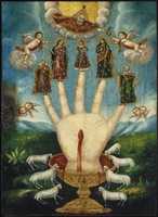 Free download Mano Poderosa (The All-Powerful Hand), or Las Cinco Personas (The Five Persons) free photo or picture to be edited with GIMP online image editor