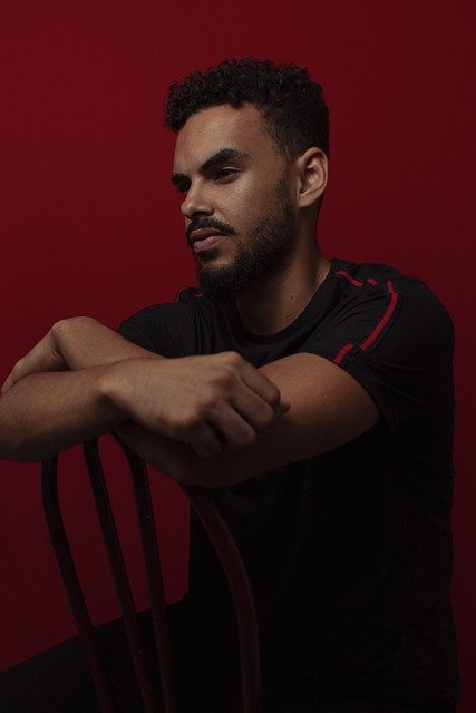 Free download man portrait sitting on a chair free picture to be edited with GIMP free online image editor