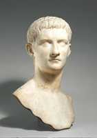 Free download Marble portrait bust of the emperor Gaius, known as Caligula free photo or picture to be edited with GIMP online image editor