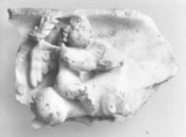 Free download Marble sarcophagus fragment: Eros mounted on a horse free photo or picture to be edited with GIMP online image editor