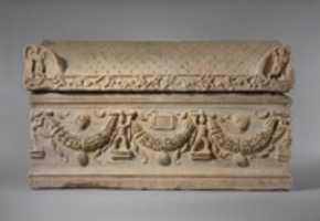 Free download Marble sarcophagus with garlands free photo or picture to be edited with GIMP online image editor