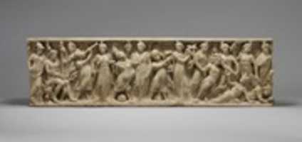 Free download Marble sarcophagus with the contest between the Muses and the Sirens free photo or picture to be edited with GIMP online image editor